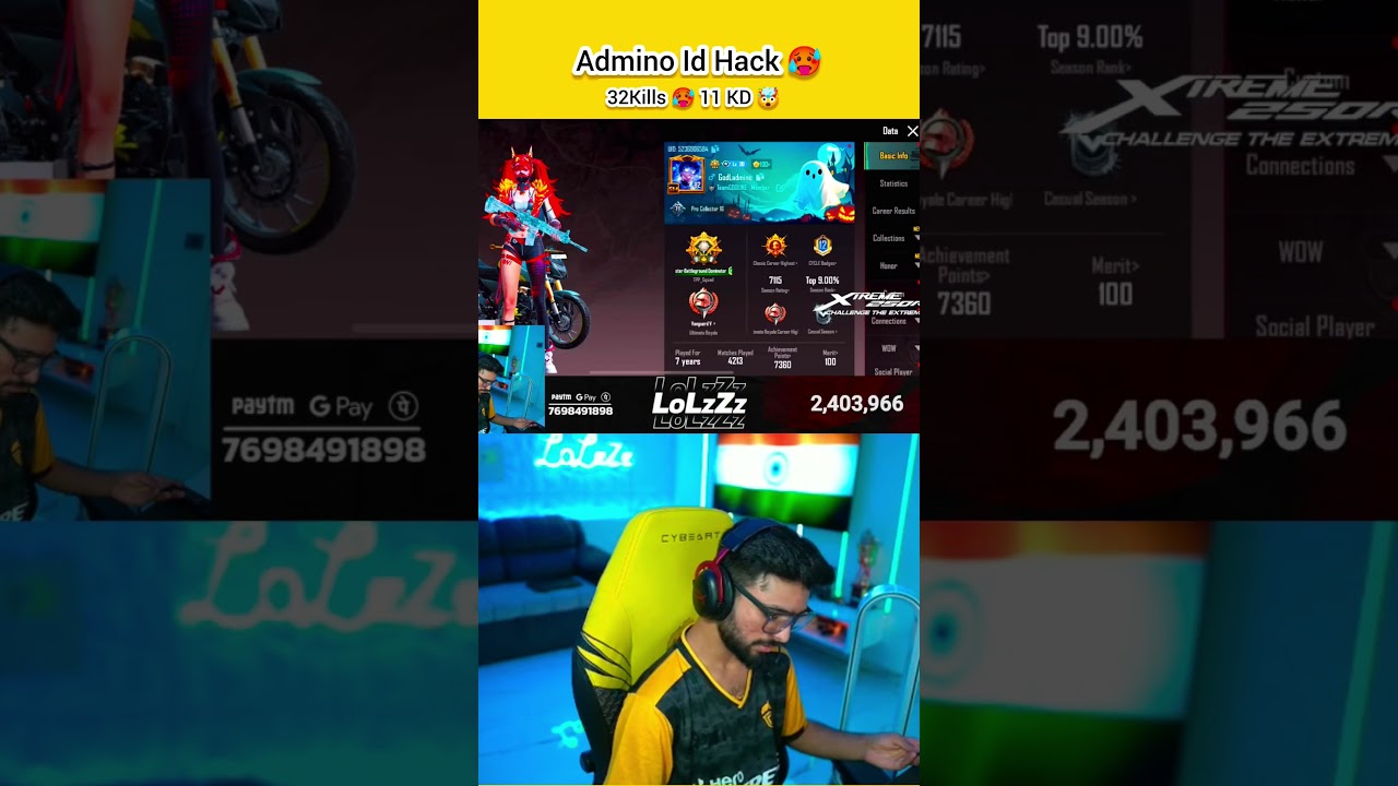 11.KD 🥵 Admino Conqueror Hacker....🤯☠️....|| LolzZz Gaming || 