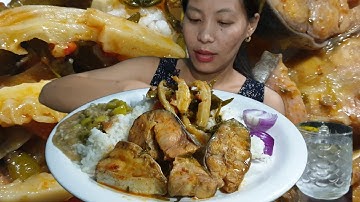 Spicy Fish Curry With Bamboo Shoot | Naga Style | Naga Mukbang