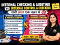 #Internal Check vs Internal Audit vs Internal Control | Complete Difference 🔥 | HSSC CET Commerce