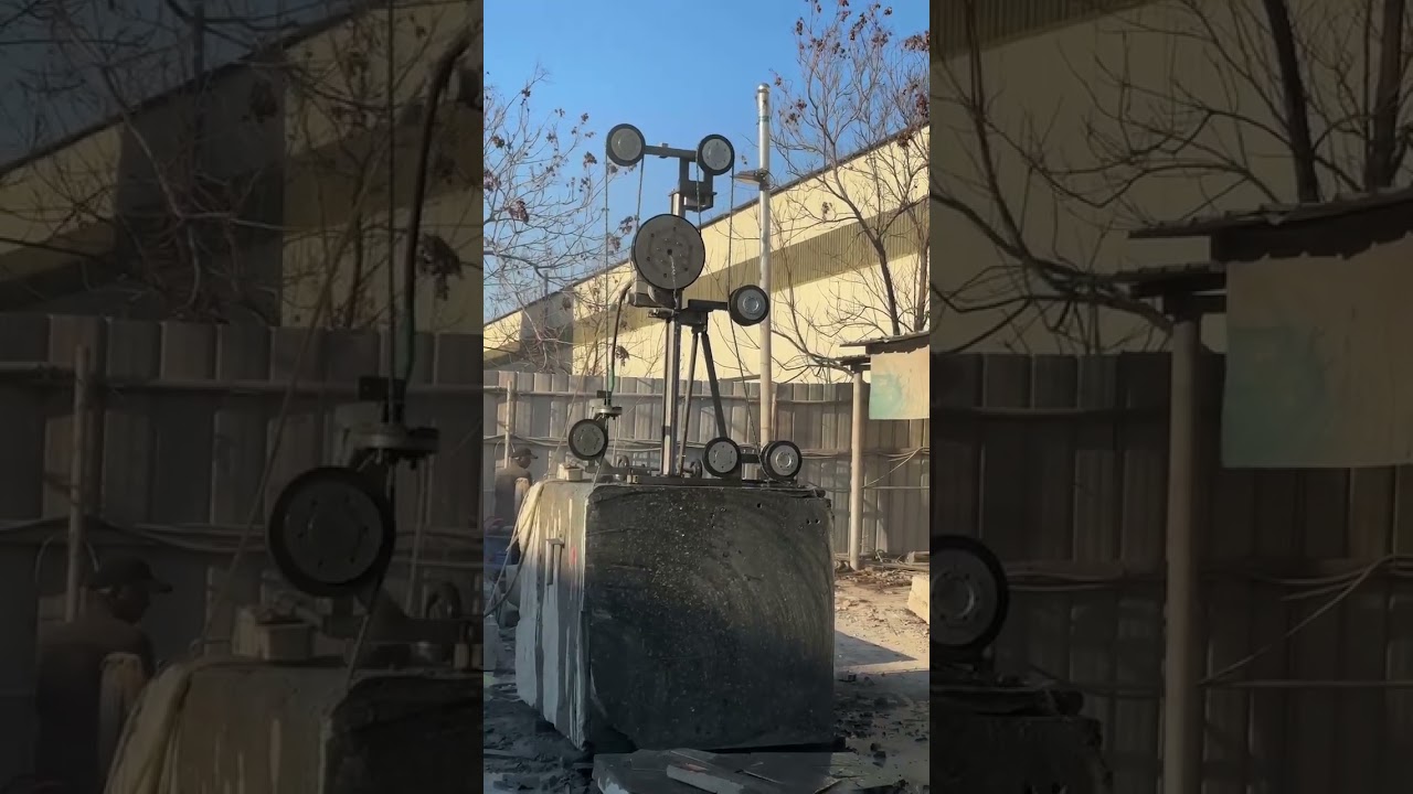 Wire saw cutting with the Wire Guide