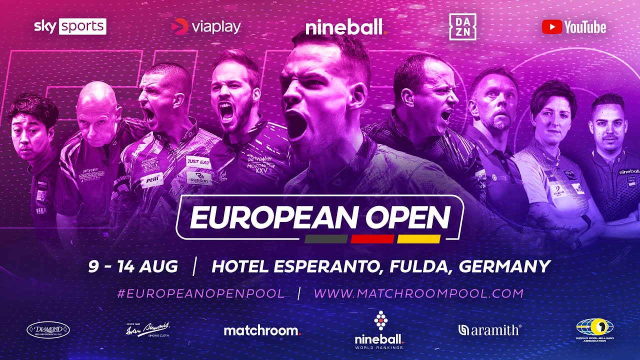 LIVE STREAM  European Open Pool Championship  Day Two  YouTube