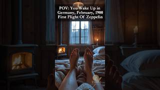 POV: You Wake Up in Germany, February, 1900 - It's First Flight of Zeppelin #pov #povreel #youwakeup