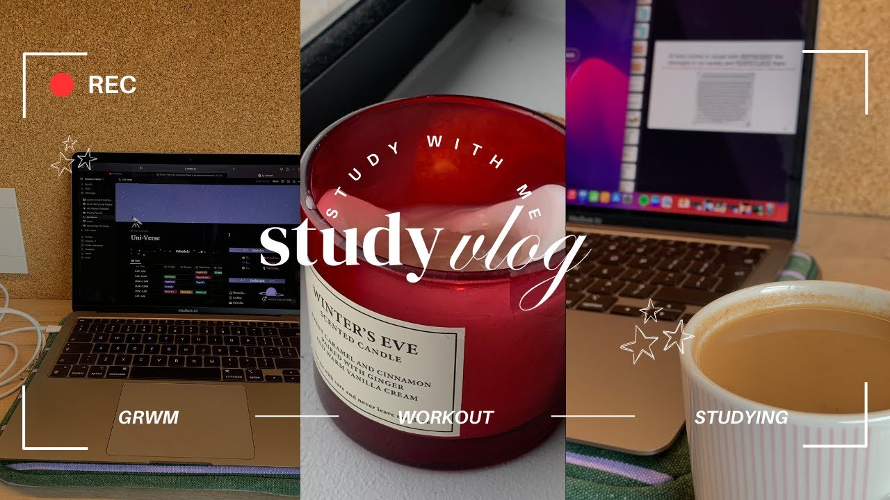 Study Youtube STUDY VLOG !☁️🎧 | study with me, catching up on notes, study methods ...