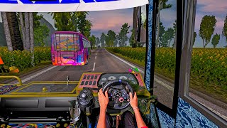 Bus Driver's Violent Highway eurotruck simulator 2 steering wheel gameplay|bus game