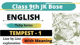 The Tempest - 1 Chapter 6 English Tulip Series Cl 9 Jk Bose Education Ocean