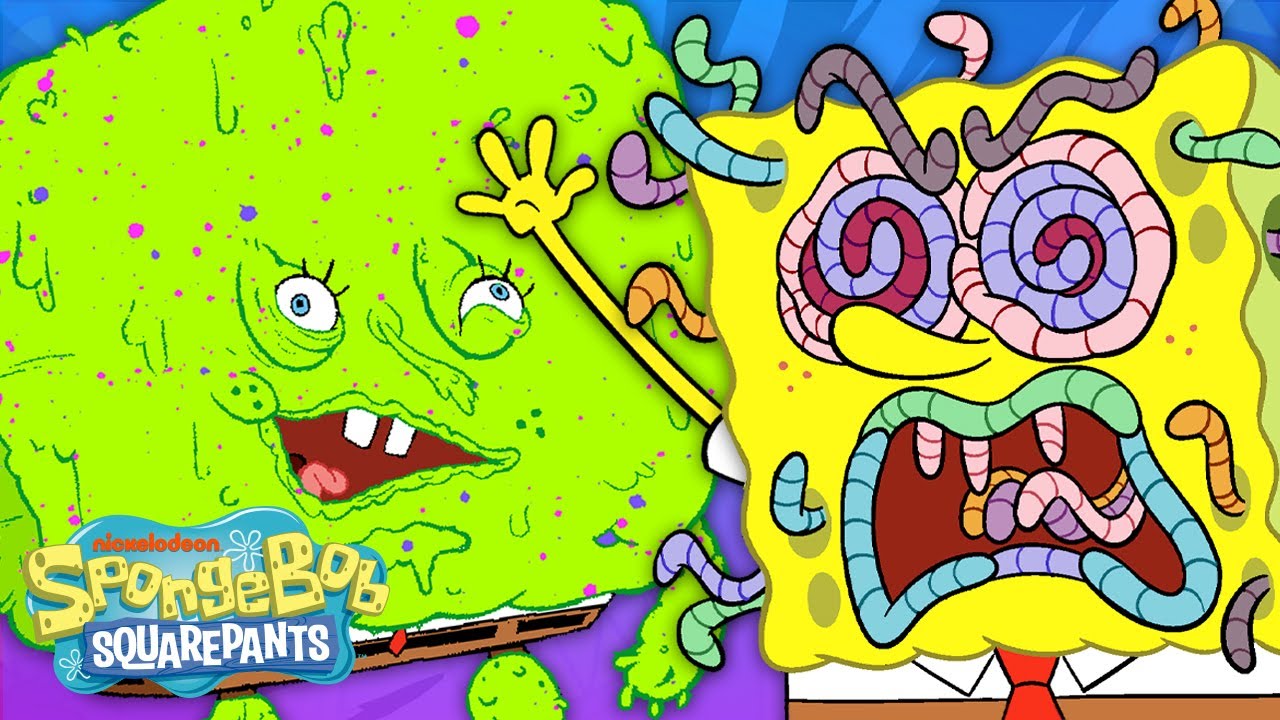 7 Times SpongeBob's Pores Grossed Us Out! 🤢 | SpongeBob - YouTube
