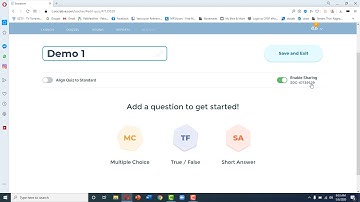 Socrative Teacher Tutorial