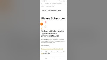 Binance Academy Course Quiz Answers || DApps Deep Dive || Get NFT and Certificate || Part 3