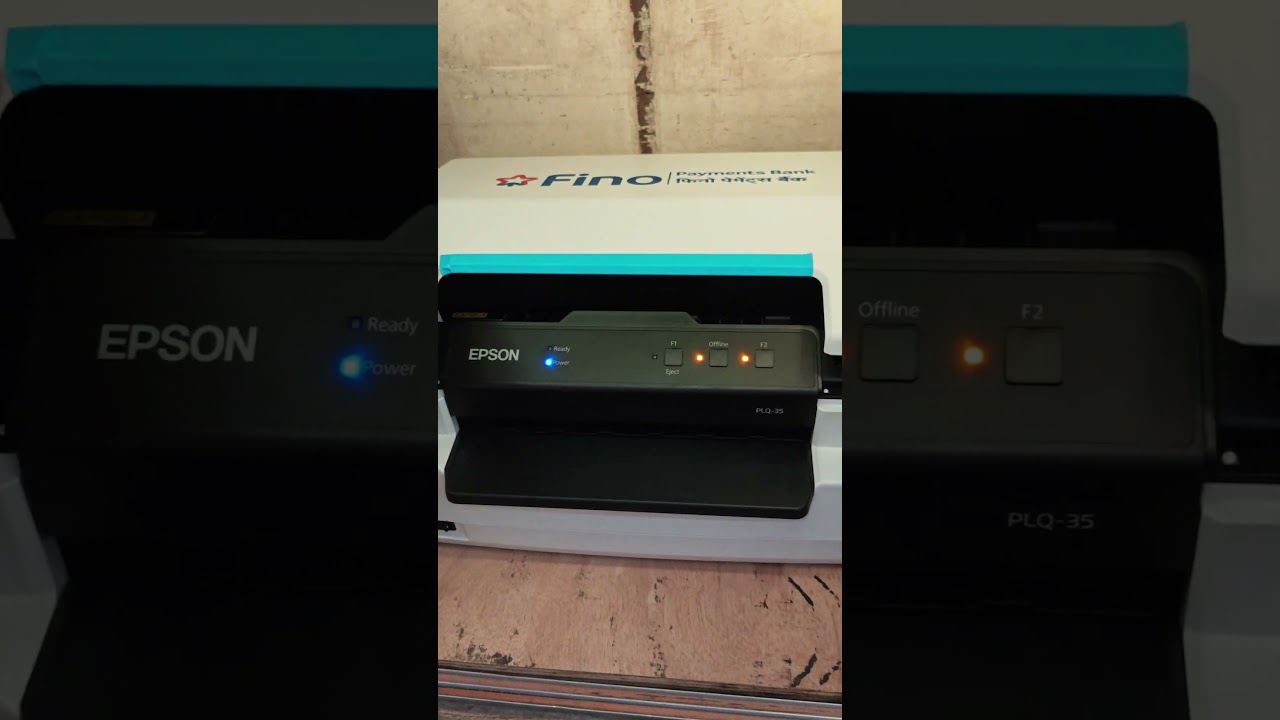 Fino Payment Bank Passbook Printer Very Good Quality 