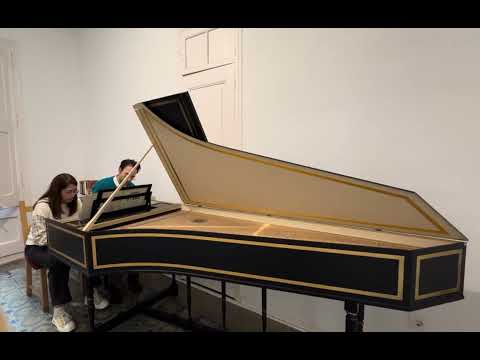 J.C.Bach. Rondo F Major W A 20 Op. 18 clavicémbalo: Xavier Cuevas/ Carmen Aballí