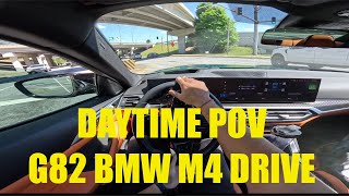 DAYTIME POV DRIVE BMW M4 COMPETITION G82 | WEALTH & WISDOM WEDNESDAYS!