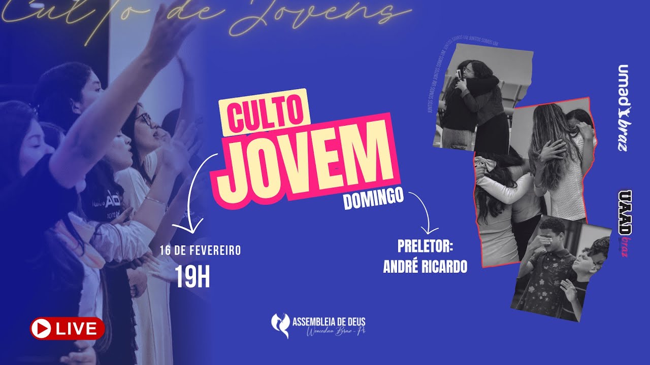 CULTO DE JOVENS // 16-02-2025 // COOP. ANDRÉ RICARDO