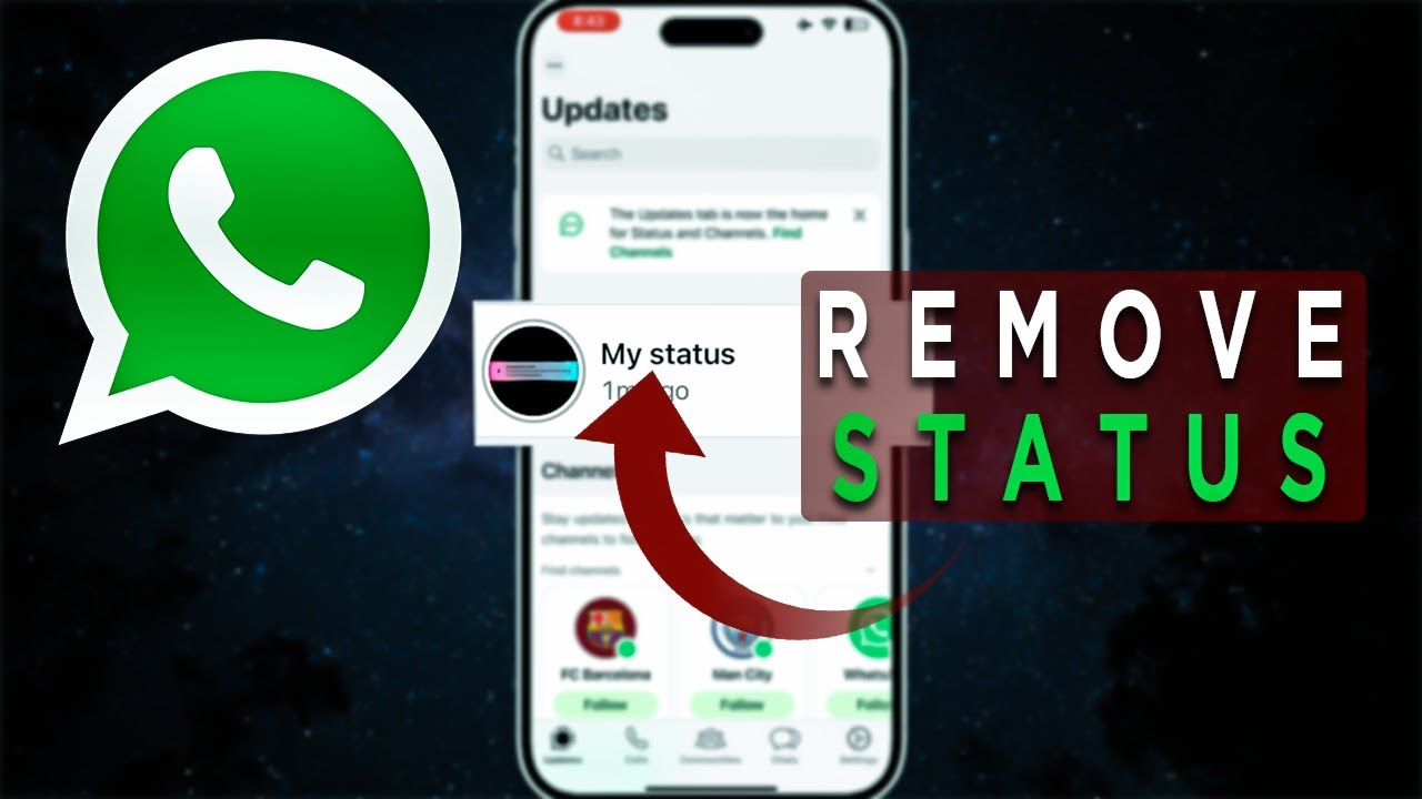 How To Remove or Delet Status From WhatsApp - QUICK TIPS - YouTube