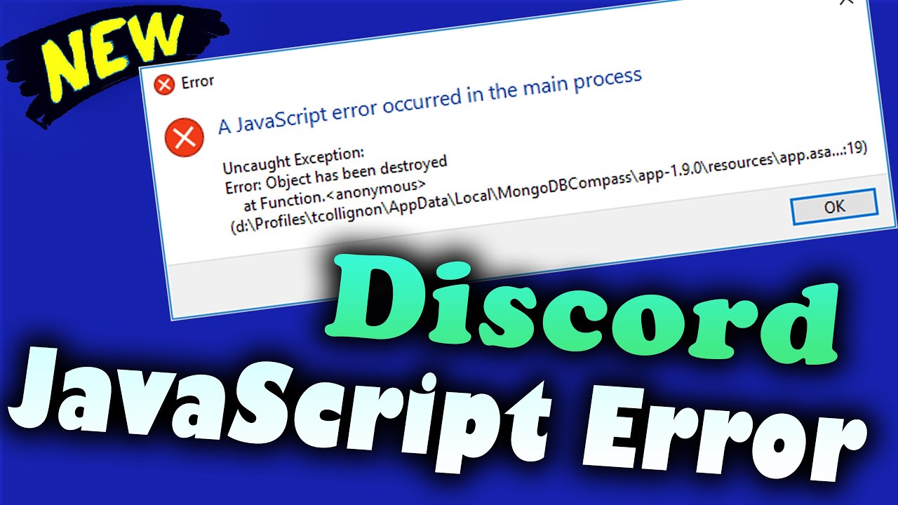 A fatal error occurred дискорд. Дискорд ошибка a Fatal JAVASCRIPT Error occurred. Ошибка JAVASCRIPT Error occurred in the main process. Java script Error Minecraft.