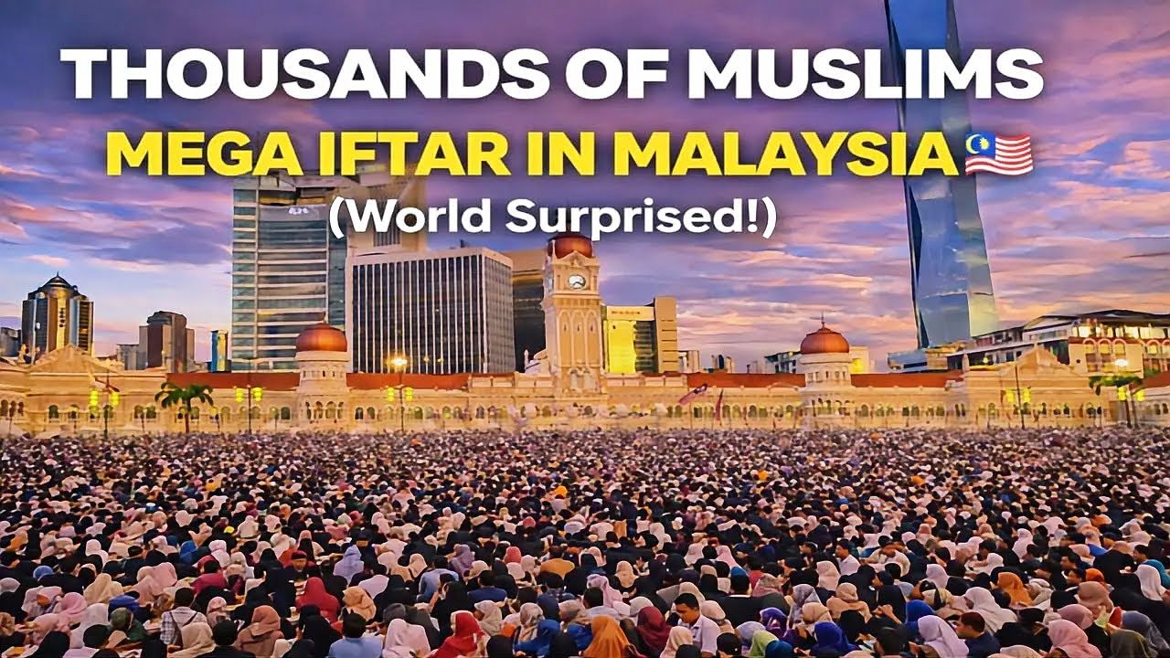 Most Happening Mega Ramadan Iftar | Thousands Os Muslims At Malaysia’s 🇲🇾Surprised The World😳🔥