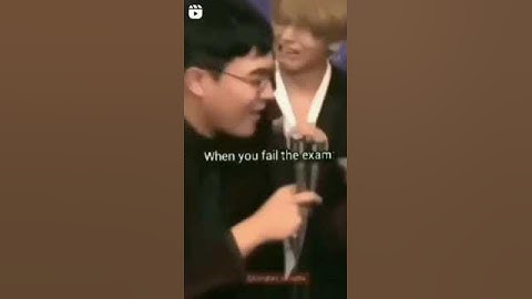 When you fail the exam and your friends 🥰 #bts #v #shorts 🌼
