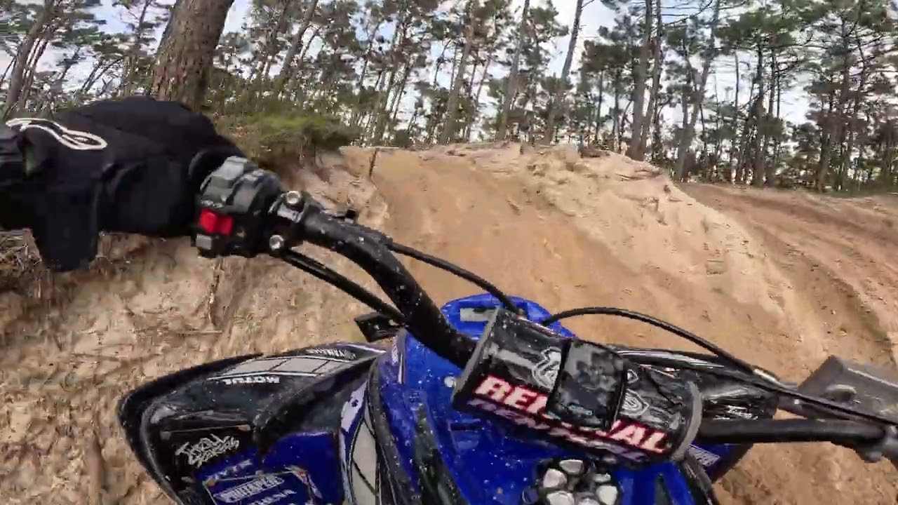 Yamaha Raptor 700R areia e muita água