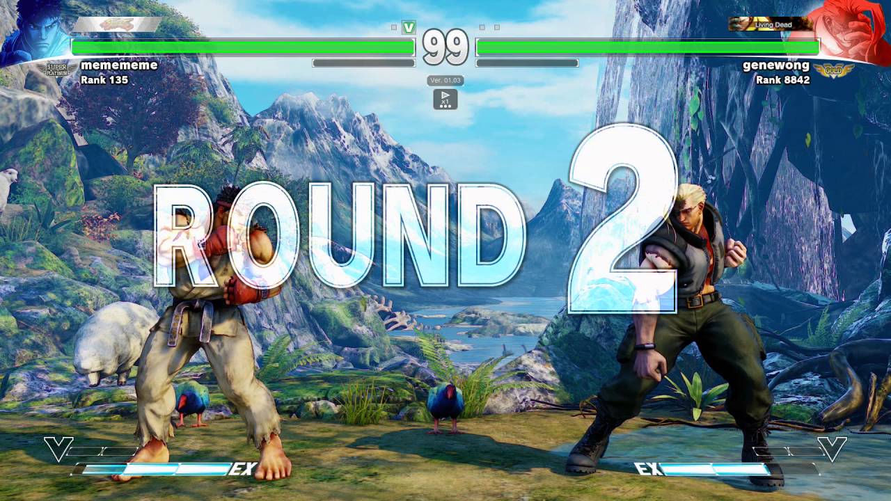 SFV~ Ryu (MCZ Daigo Umehara) vs. Nash (genewong) HD