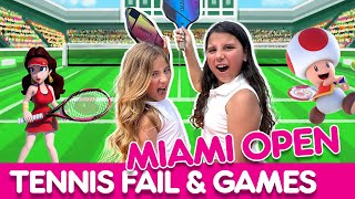 Meet the best Tennis players at the Miami Open?  🎾🏓😩  Hilarious Tennis Fails & Wins!