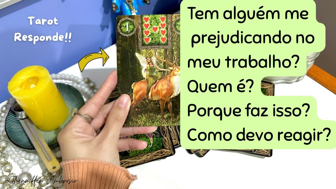 Tem alguém no meu trabalho querendo me prejudicar? Quem? Porque faz isso? O que devo fazer?