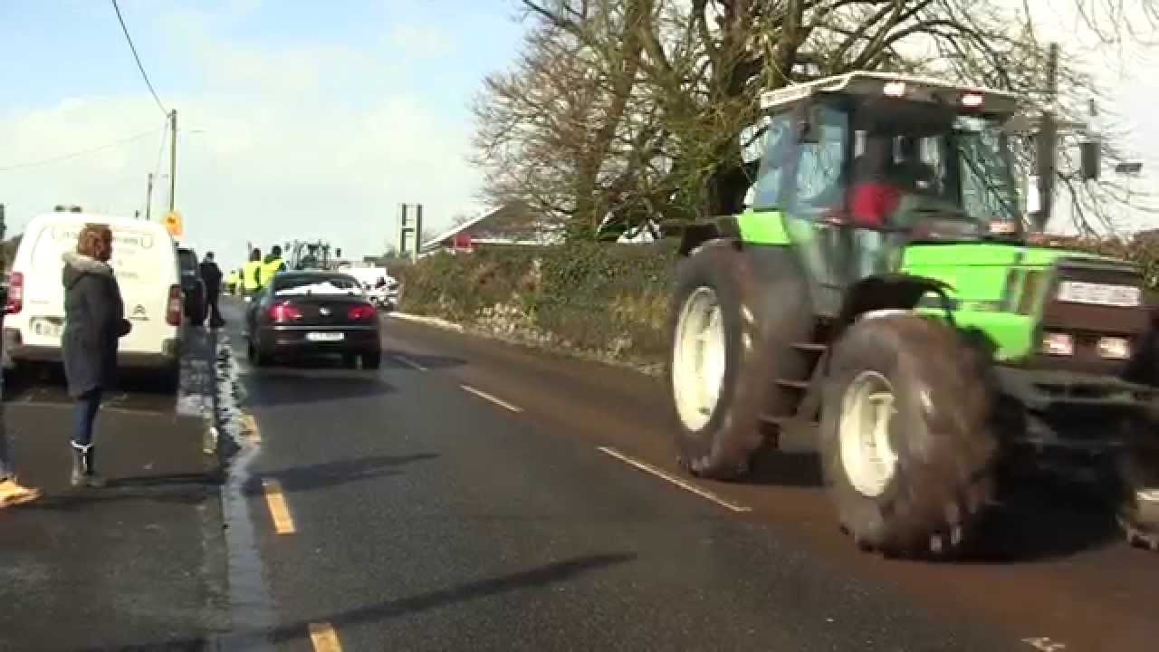 ( Start ) North Galway Barnaderg Tractor Run 1/3/15 YouTube
