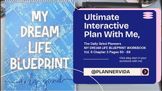 Design Your Dream Life | My Dream Life Blueprint Workbook Series | Goal Setting & Personal Growth Wealth