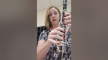 Concert B flat C major scale for clarinet, 1 octave