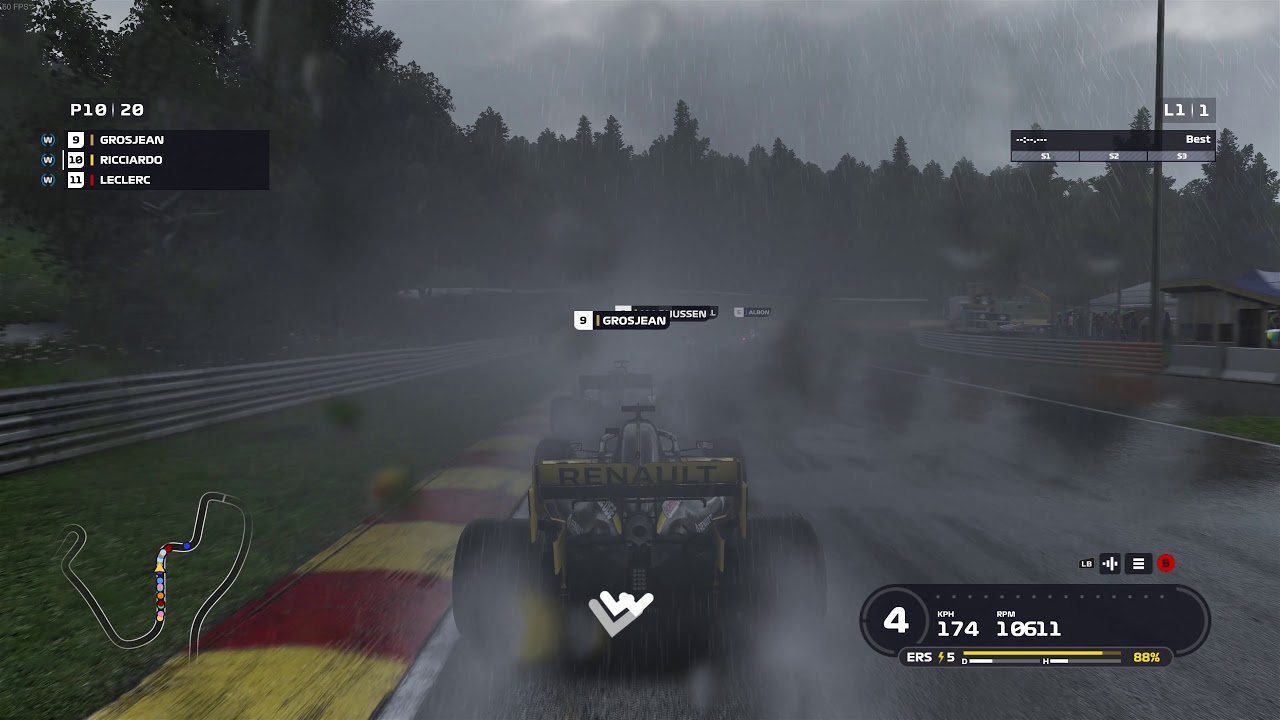 F1 2019 - Belgium (4K/PC) - Benchmark Mode games people play