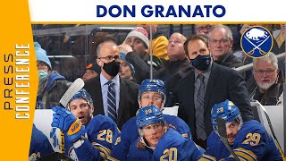 Head Coach Don Granato Following Buffalo's 4-2 Win Against Winnipeg