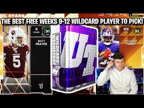 THE BEST FREE WEEKS 9-12 WILDCARD WEDNESDAY PLAYER TO PICK! | MADDEN 22 ULTIMATE TEAM