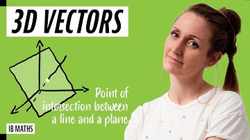 How To Find the Point of Intersection Between a 3D-Line and a Plane