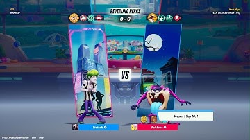 MultiVersus 1v1 ranked Shaggy(@StetheH ) vs Taz who had that 1v1 1st place sticker