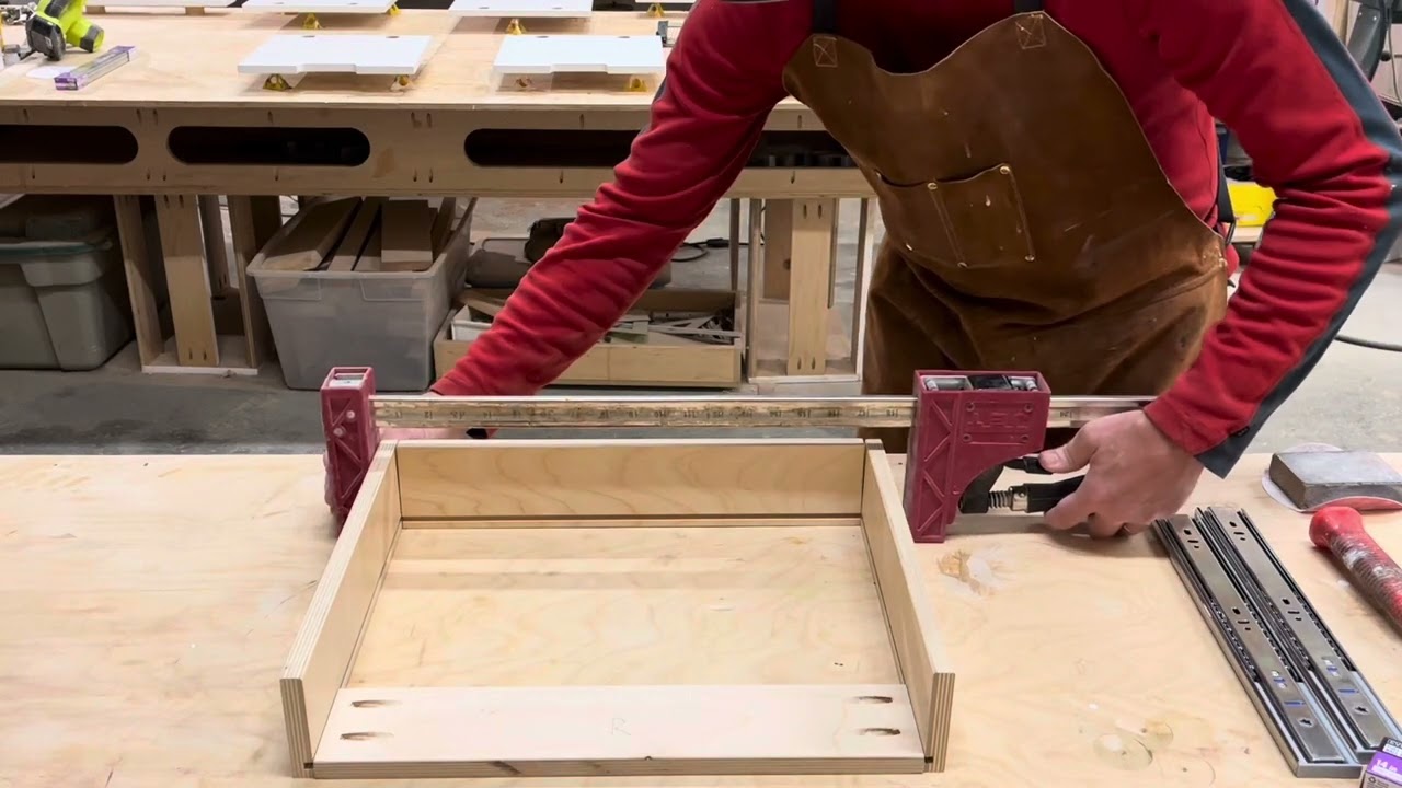 How to make a drawer box for side mount slides