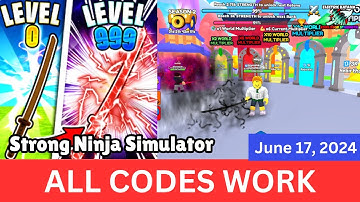 *All CODES WORK* Strong Ninja Simulator ROBLOX, June 17, 2024