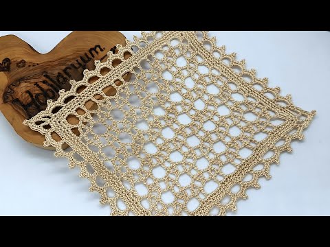 21-İşte beklenen 💯Tığ işi Olimpiyat modeli. O kadar zarif ki !! çok beğenildi.& Super easy crochet