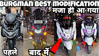 Suzuki Burgman Modification 2022 Burgman Drl Light Burgman Seat Modified