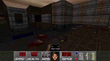 BEST DOOM MOD EVER! - BRUTAL DOOM Mod for Doom 2 Gameplay - Level 1-3, Hurt Me Plenty Difficulty, PC
