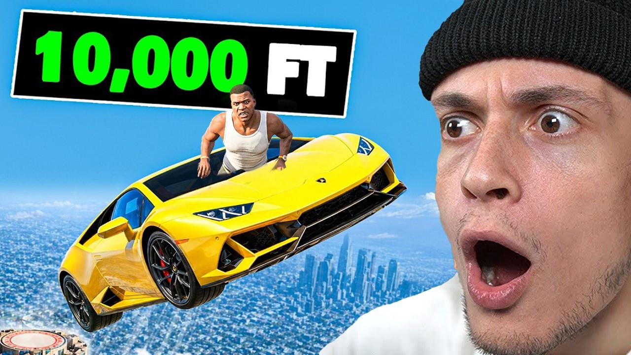 დავწერე 10,000 კილომეტრ საათი GTA5 ში !! DAY50