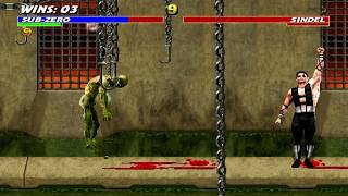 Mortal Kombat Trilogy (Mugen) Sub Zero Playthrough