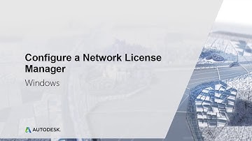 Configuring a Autodesk Network License Manager – Windows