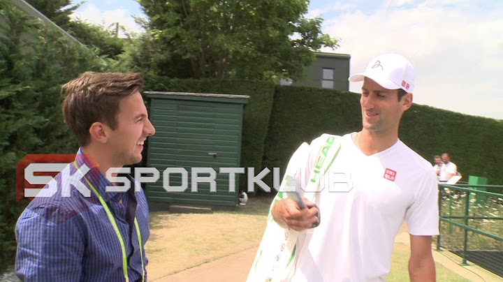 Novak Djokovic, Branislav Pralica i jedan mikrofon