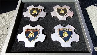 NEW Lamborghini TITANIUM Center Caps