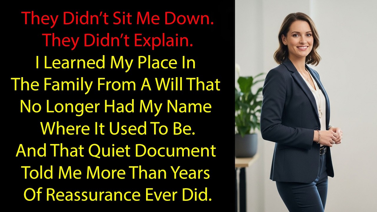 My Parents Changed The Will — And That Told Me Everything