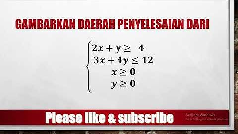 PROGRAM LINEAR (MENGGAMBAR DHP)