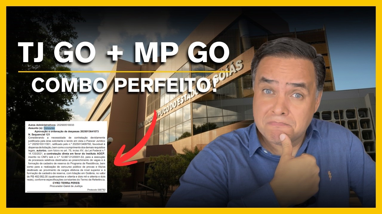 CONCURSO MP GOIÁS EDITAL NOS PRÓXIMOS DIAS