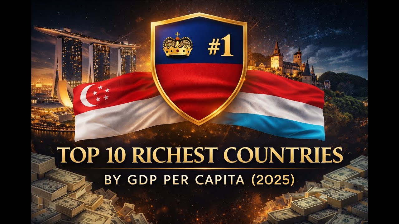 Top 10 Richest Countries in the World 2025 | Ranked by GDP Per Capita ...