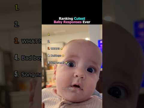Ranking Cutest Baby Responses Ever