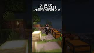 Скайблок день 3 - Железная Кирка(Прайм)ТГК: Подвал Блэйза💥Ip: mono.hothawk.net #minecraft #майнкрафт