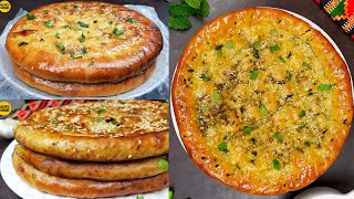 3 Different Naan Recipes With 1 Dough No Oven Recipes | Keema Naan, Aloo Naan, Chicken Qeema Naan