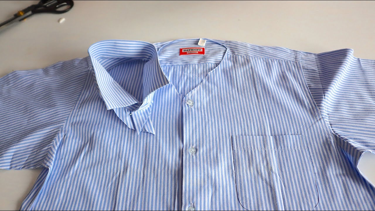 Мне надоело, что рубашка мужа висит в шкафу. Отрезала от неё рукава и ...